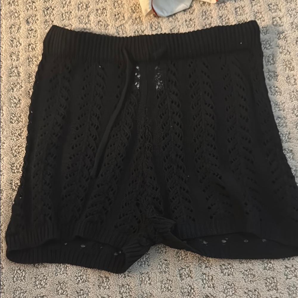 Black Lace Women's Shorts